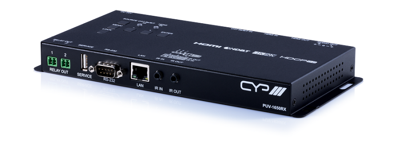 CYP Europe CAT Receiver/ VideoScaler/ Kontrollsystem HDMI/ Audio/ HDBaseT PUV-16